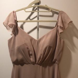 Birdy Grey Taupe Kae Bridesmaid Dress, size S